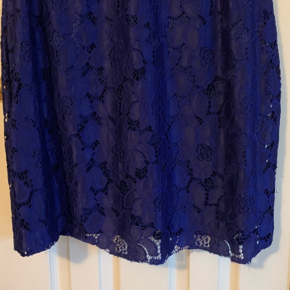 Chaps Women’s Sapphire Lace Dress - Picture 3 of 6